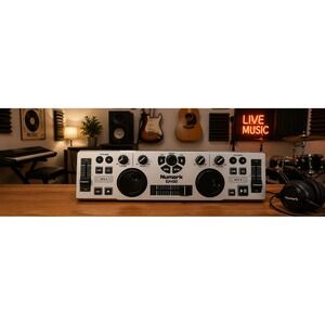 Numark DJ2GO Ultra-Portable USB DJ Controller Silver‎ Black 2-Channel DJ2GO